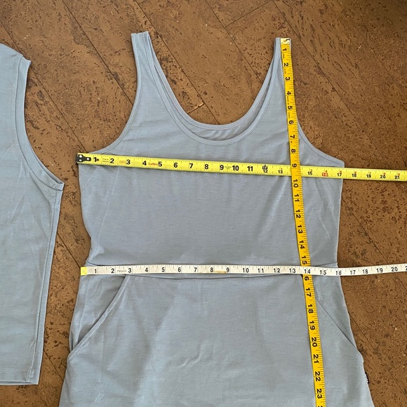 Orage Light Blue Sleeveless Layered Cat Track Dress Size M - Picture 11 of 17